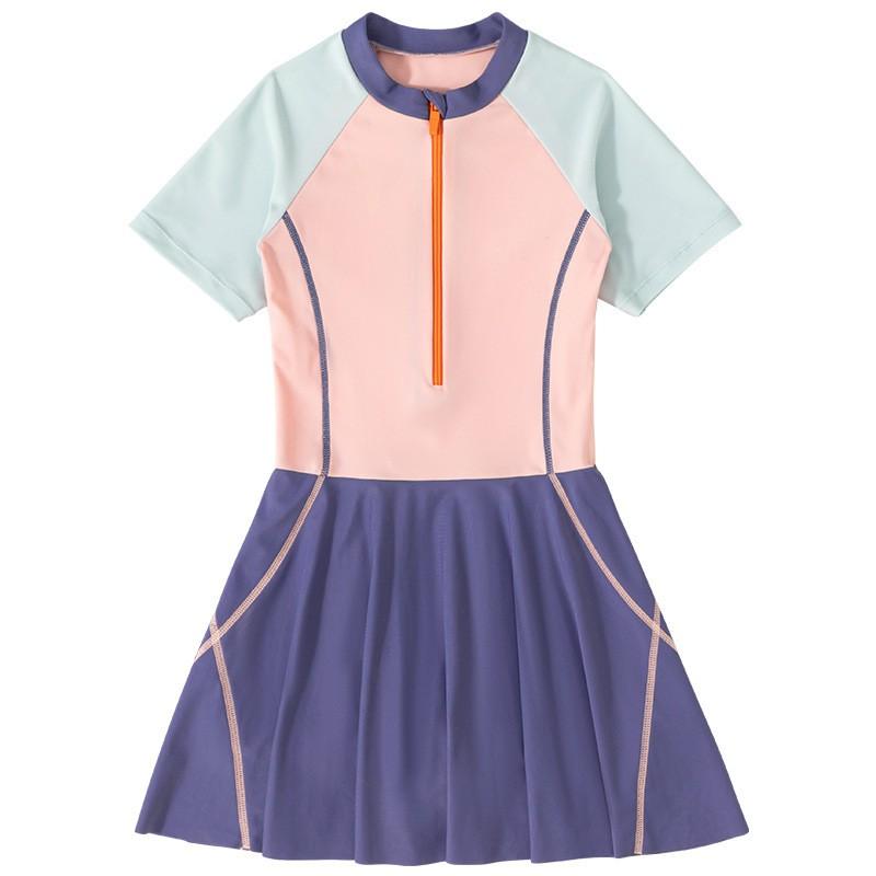 Mädchen Badeanzug Einteiler Mit Rock Design Prinzessinnen Stil Schwimmbad Badeanzug