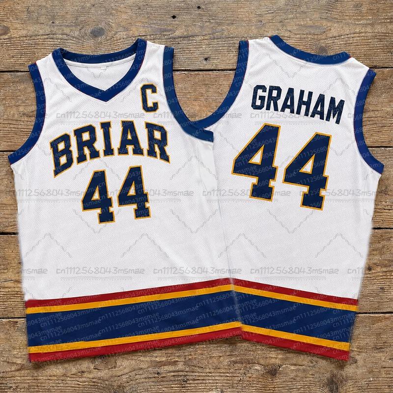Off Campus Briar University Jersey Graham 44 22 Di Laurentis 66 Tucker Sleeveless Basketball Vest Women Mens Hockey Child Vest