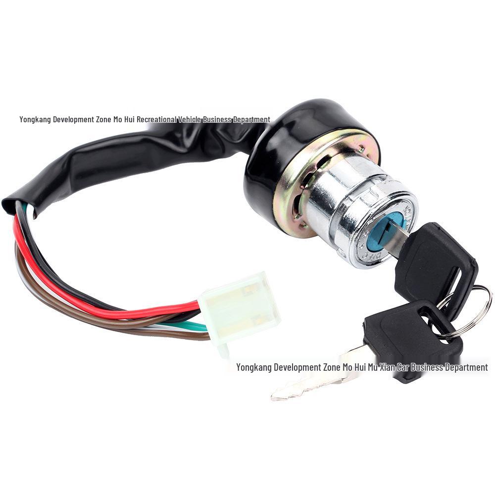 Off-Road Ignition Switch & Lock Key for ATV, Dune Buggy, Go-Kart, Quad