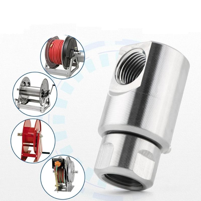 1/2Inch Hose Reel Swivel 5024-Ni-AL FXF Hose Reel Swivel Connector Heavy Duty Steel For Industrial Gardening