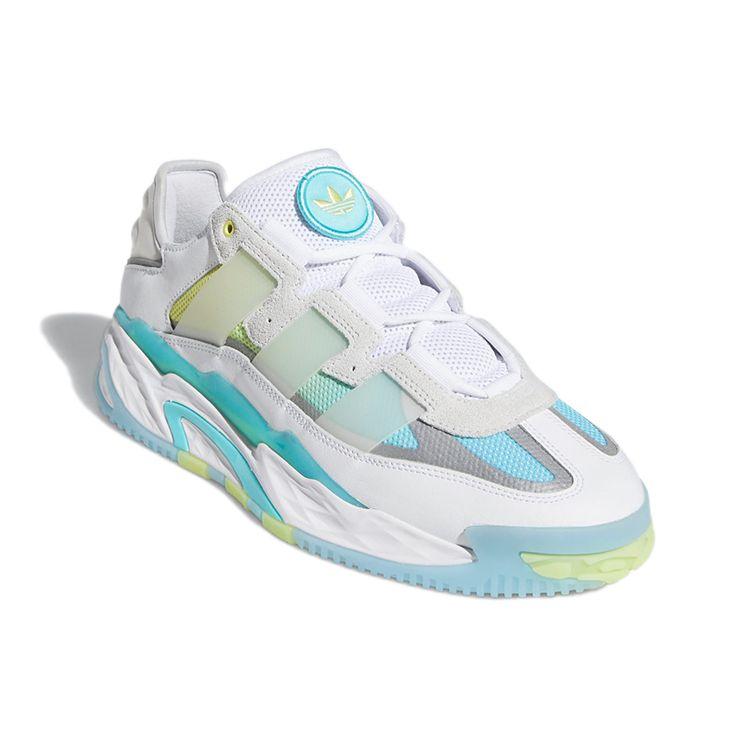 Adidas Originals Niteball Shoes Comfortable Versatile Durable Low-Top Lifestyle Casual Shoes Unisex Shoes Blue White S24137