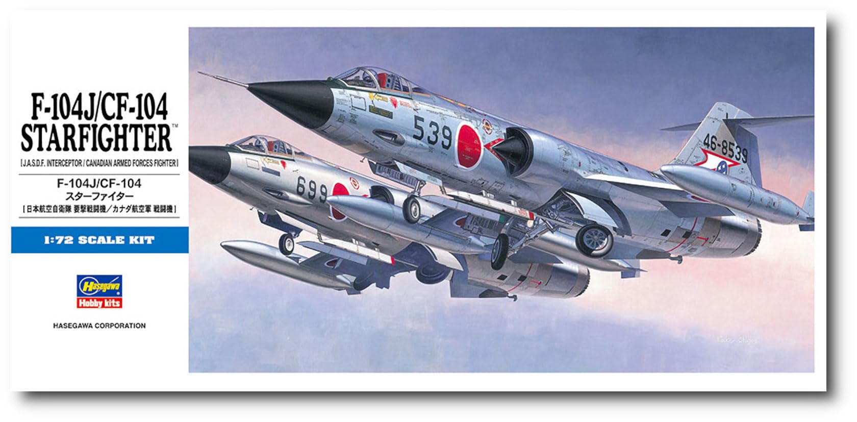 

HASEGAWA 00446 1/72 F-104J/CF-104 Starfighter (JAS
