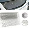 Aluminum Chrome Auto Front Hood Vent Grille Net Mesh Grill Cover Car Accessories
