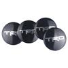 56MM 4Pcs Car Styling Aluminum Wheel Center Hub Caps Stickers For Toyota Rav4 Corolla Camry Aqua  Cross Yaris Auris TRD GR Sport FM1
