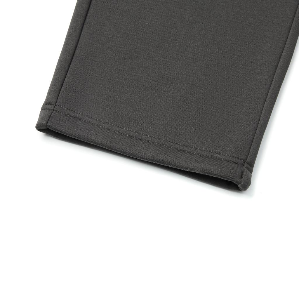 Li Ning Sports Lifestyle Series Letter Mid Waist Comfortable Breathable Fleece Straight Leg Knitted Sports Pants Men pants Dark-Gray AKLU955-3