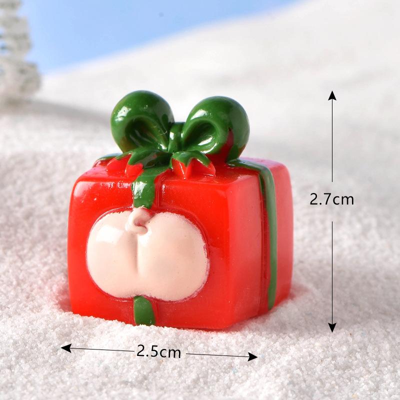 Christmas Decoration Ornaments Xmas Micro Landscape New Year 2026 Miniatures Home Decorative Santa Claus Figurines Home Decor