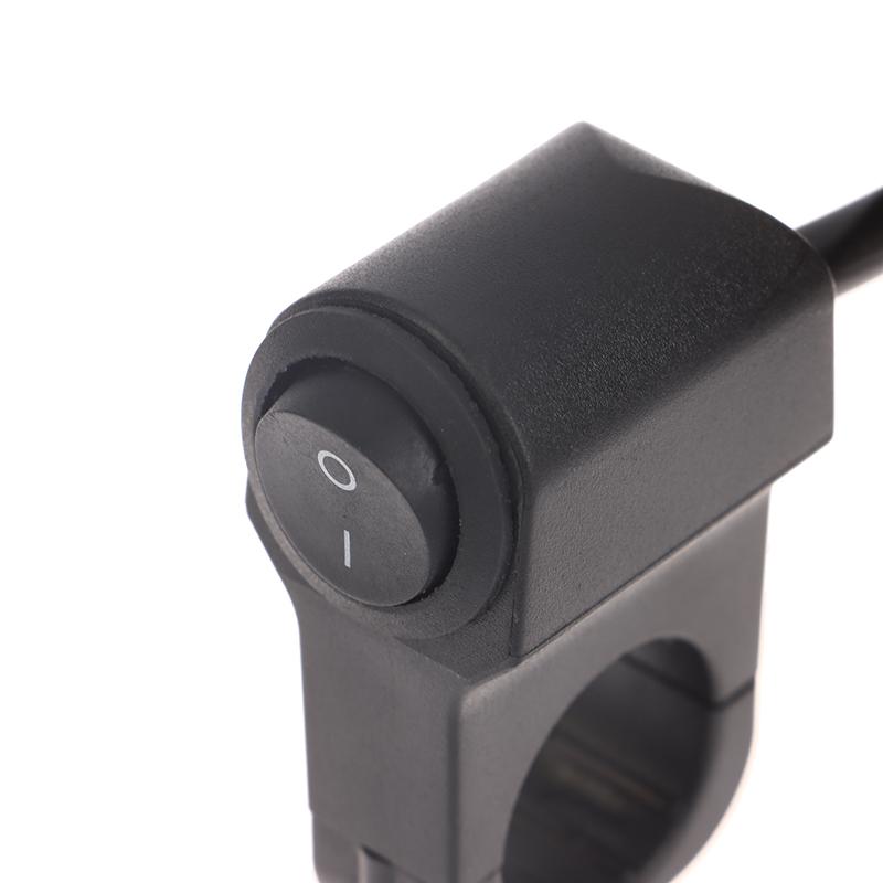 Univerzální Motocyklový Řídítkový 1/2 Rychlostní 3polohový Přepínač Zap/Vyp Mini Pracovní Světla Světlomety Bodová Světla Ovládací Přepínač Moto Nářadí