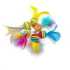 5Pcs Cat Teaser Ball Fun Feather Toys Pet Interactive Toy for Cat Play Exercise