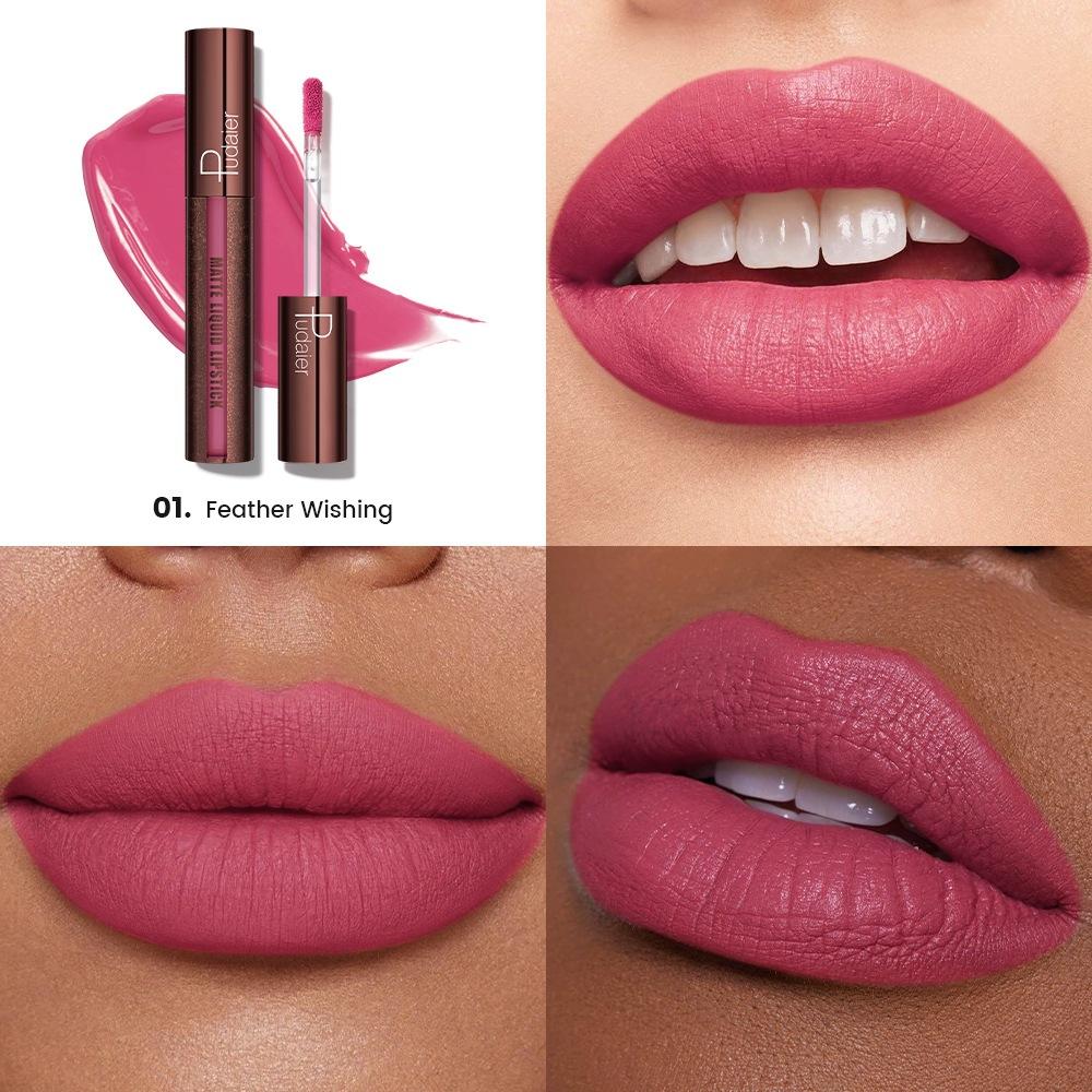 Feuchtigkeitsspendender glänzender Lipgloss - verhindert Risse, nicht fettend, hochpigmentierter Lippenstift, geeignet für alle Hauttypen, geschmeidig und schi