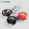 4 peças 56mm Tampas de Cubo Central de Roda de Carro Substituídas para Logo Mazda 3 6 CX3 CX5 Atenza MX3 2 323 626 RX8 RX7 Protege Acessórios
