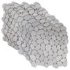 Pebble Tiles White 30 x 30 cm River Pebbles