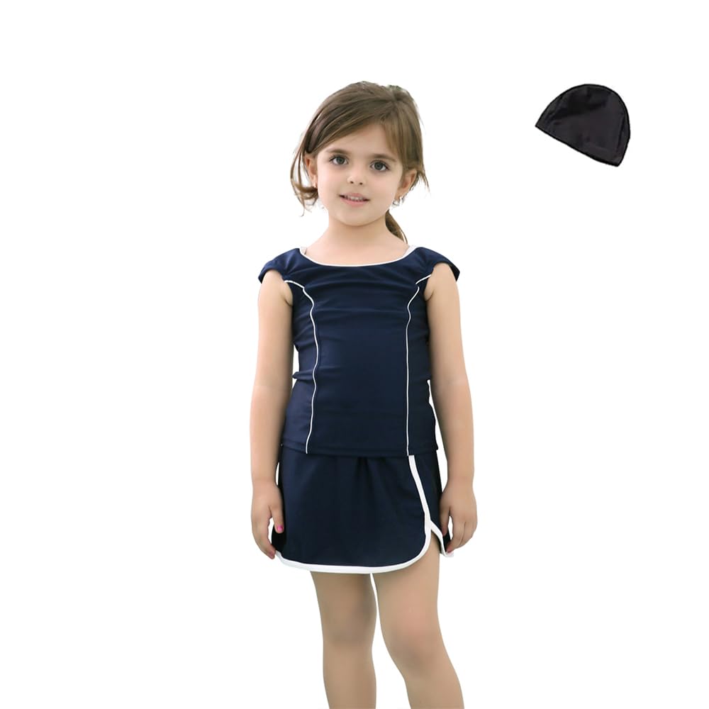

[KOUKOUCOCO] School Swimsuit Set (JP, Height, 140cm, White)