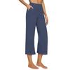2026 Women's European Cotton Linen High-Waisted Wide-Leg Pants, Early Spring Fashion, Seven-Tenths Length.