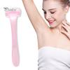Bikini Razor Women Small Bikini Trimmer Stainless Steel Blade Intimate Grooming Razor Shaver Body Cosmetic Tool Travel Accessories