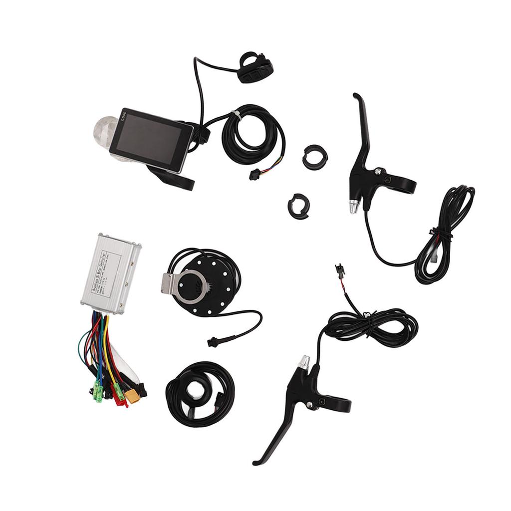 17A 24V 36V 48V 3 Mode Motor Controller GD06 Panel Electric Bike Modified Controller Set for 350W