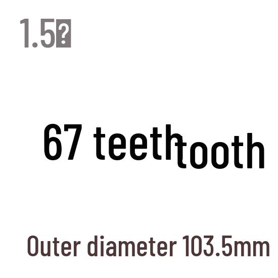 1,5M Modul Stirnrad, 13-120 Zähne, Stahl Zahnstange, 45 Stahl, Wärmebehandelt