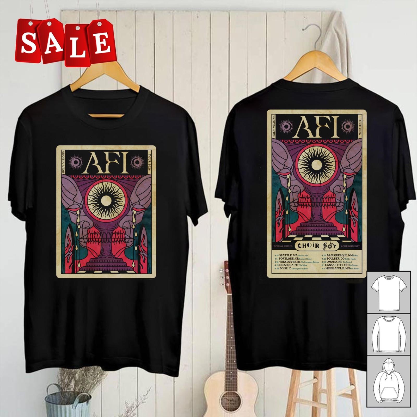 New AFI Tee Spring 2026 North American S-5XL Shirt CA812 XXL