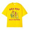 T-shirt Divertenti Meme Red Hot Silly Peppers Uomo Donna Vintage Alta Qualità Top T-shirt Maschio Estivo Casual Comodo Oversize