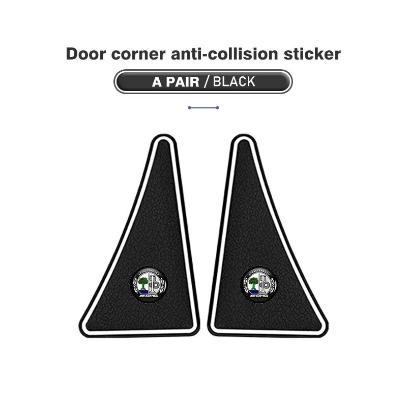 2pcs Car Door Corner Cover Anti Collision Bumper Sticker For Mercedes Benz AMG A B C E S G Class A180 CLK CLA GLE GLC W212 C200