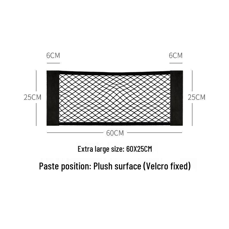 Car Velcro Trunk Storage Net Pocket