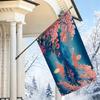 2D Flat - 2D Flat - 1pc 2D Flat, Decorative Flag, Japanese Mt. Fuji Cherry Blossom Lake Scenery Pattern Flag, Japanese Aesthetic Landscape Tapestry, L