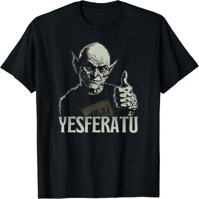 Yesferatu, Lustiges Halloween Dracula Vampir T-Shirt