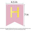 Happy Birthday Banner Pink Birthday Signs Party Supplies Garland Decorations Nursery Hanging Decor (Soft Pink)
