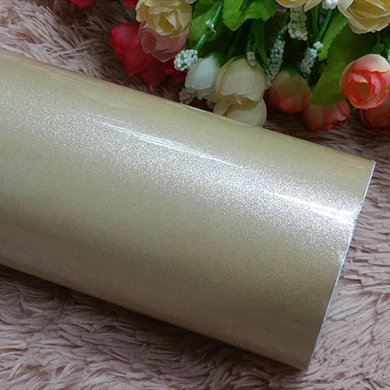 PVC gebürstetes Gold Wandpapier Spiegel wasserabweisend Aluminiumfolie Aufkleber Silber selbstklebend Wandverkleidung DIY Möbelrenovierungsfolie