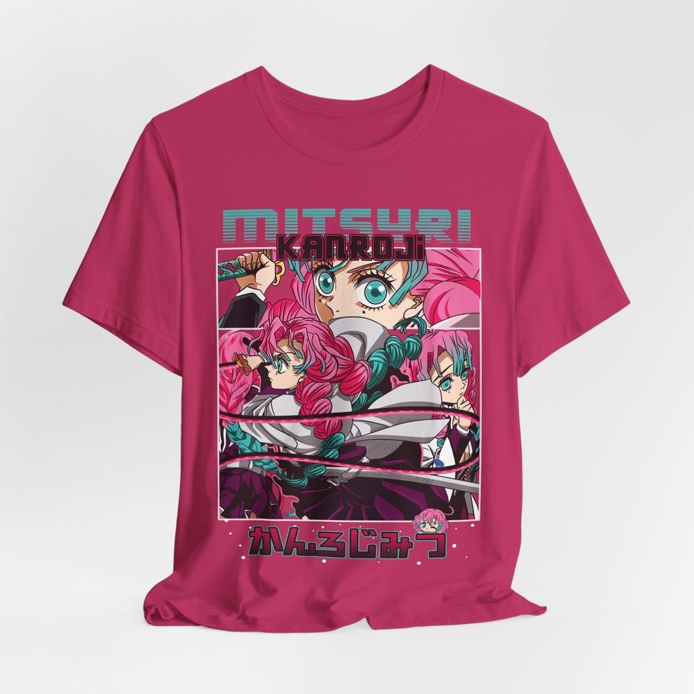 Anime Mitsuri Graphic Tee Unisex TShirt Manga Cartoon Shirt Japanese Anime S