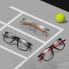 10pcs of ultra light two-color leg rests men's and women's fashionable sports styles anti blue light frame reading glasses