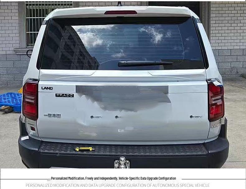2024 Prado LC250 Zadní spoiler a střední křídlo Úprava bez vrtání