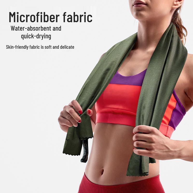 Ultralight Quick-Dry Sweat-Absorbent Towel with Waterproof Bag for Outdoor Sports and Swimming