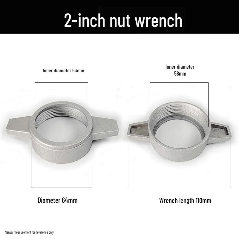 Gasoline Engine Water Pump Complete Accessory Set: Self-Priming Pump with 2/3/4 Inch Aluminum Connector, Straight Pipe, and Flat Washer.