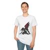 Fallen Angel Dark Fantasy Broken Wing Warrior Unisex Softstyle T-Shirt