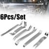 6Pcs Universal Car Inner Removal Tool Kit Car Radio Door Clip Panel Trim Dash Audio Removal Installer Pry Tool with Canvas Bag