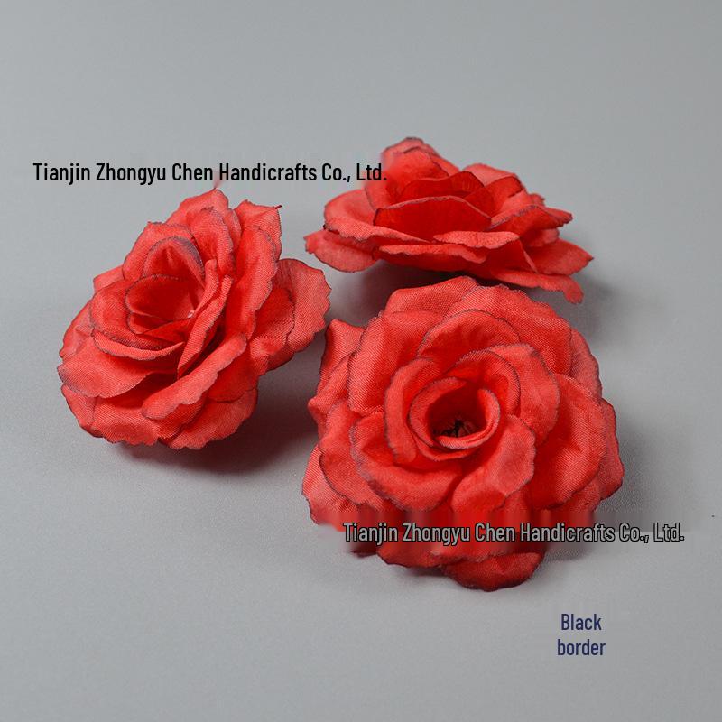8CM Silk Rose Flowers for Wall, Box Projects, Scenery, Weddings, Flower Balls, and Ceiling Decor