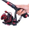 Telescopic Fishing Rod Reel Combos 1.8M-2.1M Travel Fishing Rods 13+1BB Metal Spinning Fishing Reel