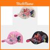 Cotton Embroidered Butterfly Baseball Cap For Women With Sun Protection And Adjustable Fit