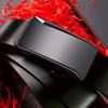Genuine Leather Men's Belt High End Business Toothless Automatic Buckle Leather Belt for Middle Aged and Young Men's Belt