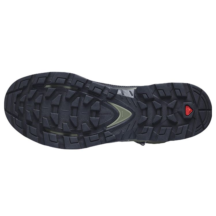 SALOMON Quest Element Gore-Tex Chaussures Fonctionnelles d'Extérieur Montantes Confortables et Polyvalentes Chaussures Homme Noir Vert 414571