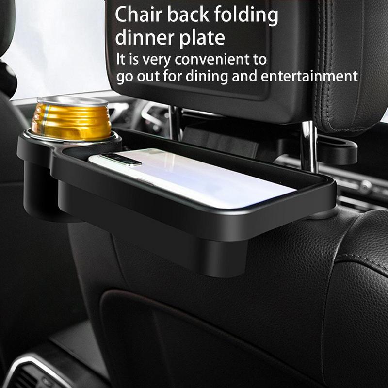Car Trays For Eating Food Trays For Cars Folding Plate Strong Carrying Capacity Cup Holder Foldable Strong Capacity Plane