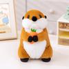 Animal Series Sitting Wishing Fish Otter Scarf Plush Toy Soft Pillow Home Office Decor Baby Comfort Doll Birthday Gifts for Kids