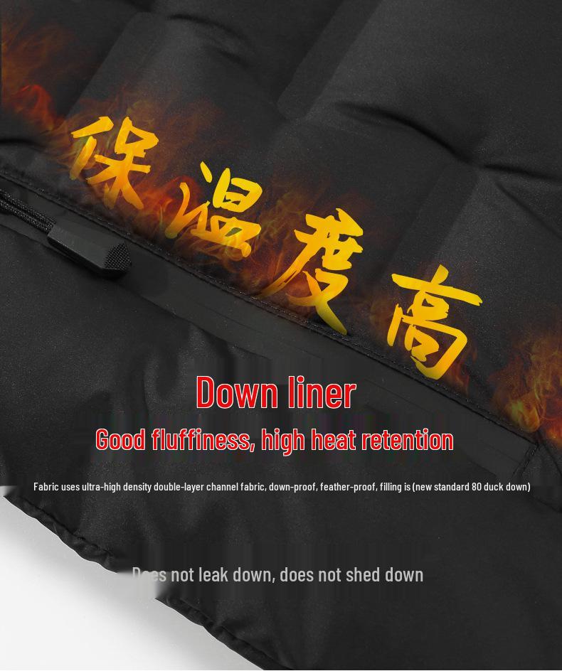 Custom Three-in-One Waterproof Winter Windbreaker with Detachable Liner and Logo