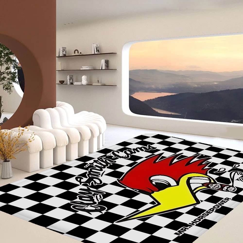 Mr H-Horsepower Room Mats Nordic Style Home Doormat Bathroom-Toilet Mats Bedroom Hotel Decor Mat