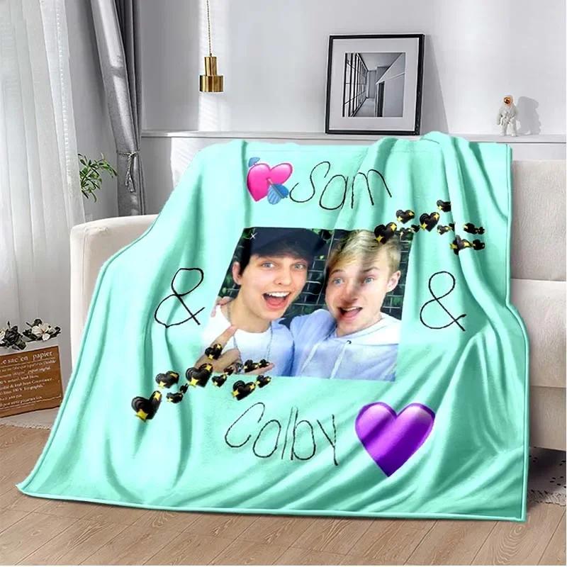 

Sam& Colby XPLR Printed Blanket Leisure Sofa Blanket Home Sheet Sofa Office AirConditioning Soft LeisureTravel CustomizableThrow 75x90cm