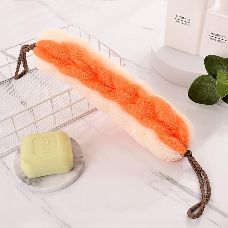Stretchable Two-Tone Back Scrubber Loofah