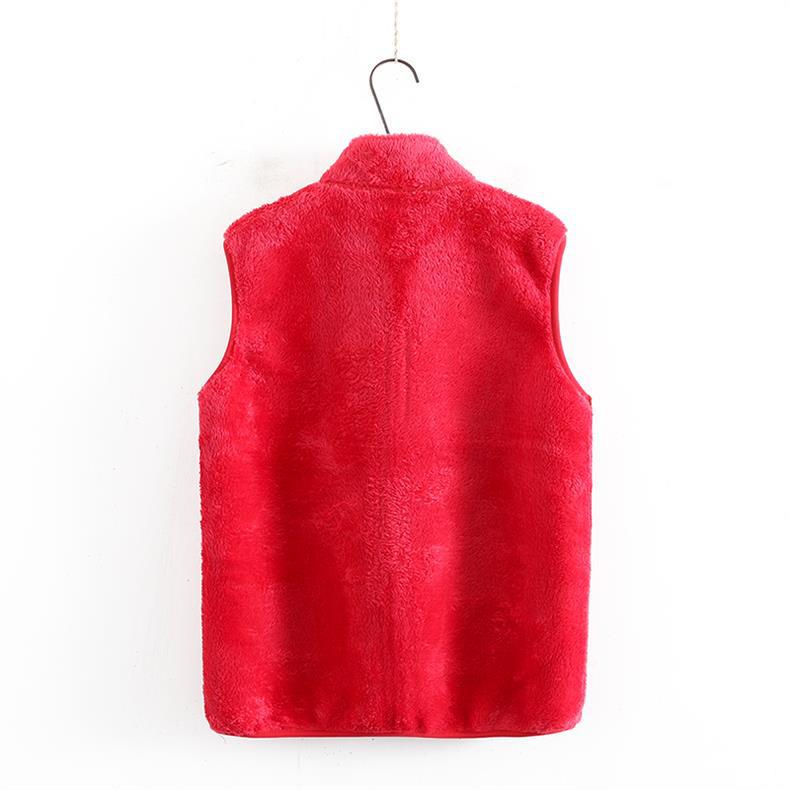 Women's Reversible Fleece Vest - Fashionable, Warm, Sleeveless Jacket for Autumn/Winter