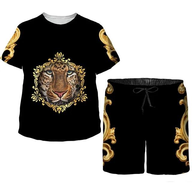 Barock Stil Mädchen Jungen Luxus Kleidung Anzug Sommer Anzug Kinder Casual T Shirt + Shorts Sets Outfits Pyjamas 1-14Y