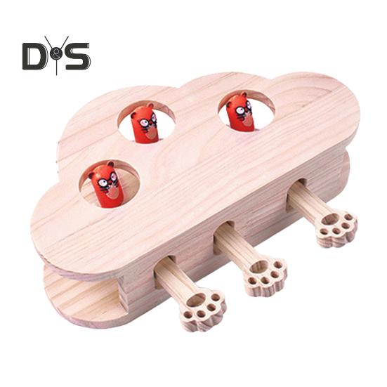 Whack-a-Mole-Katzenspielzeug, 3-in-1-Kratzkarton, interaktives Katzenkratzbrett mit Whack-a-Mole-Spielzeug für Hauskatzen