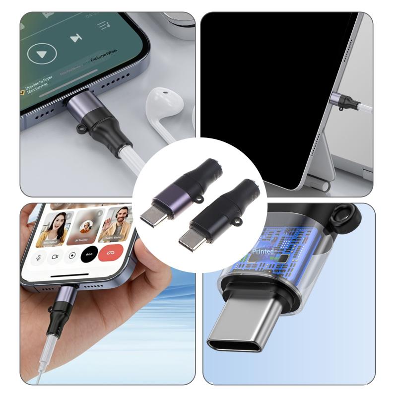 Type C To 3.5Mm Jack Headphones Aux Audio Adapter For Phone15/16/17 Huawei Digital Dac Decoder Converter